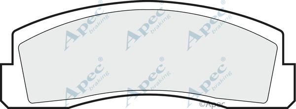 APEC BRAKING stabdžių trinkelių rinkinys, diskinis stabdys PAD311